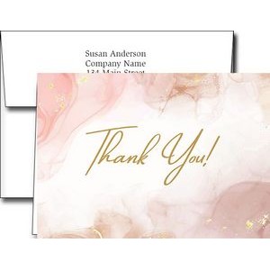 Thank You Greeting Cards w/Imprinted Envelopes