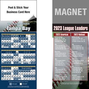 Peel and Stick Tampa Bay Pro Baseball Schedule Magnet (3 1/2"x8 1/2")