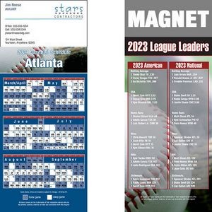 Atlanta Pro Baseball Schedule Magnet (3 1/2"x8 1/2")