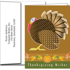 Thanksgiving Greeting Cards w/Imprinted Envelopes