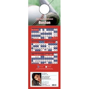 Boston Pro Baseball Schedule Door Hanger (4"x11")