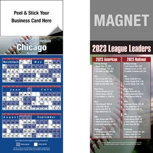 Peel and Stick Chicago (NL) Pro Baseball Schedule Magnet (3 1/2"x8 1/2")