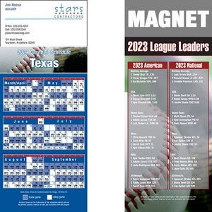 Texas Pro Baseball Schedule Magnet (3 1/2"x8 1/2")