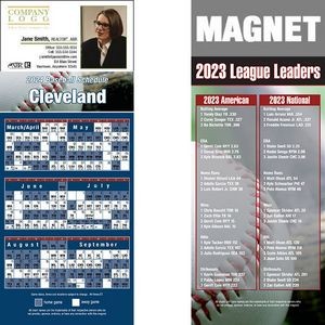 Cleveland Pro Baseball Schedule Magnet (3 1/2"x8 1/2")