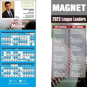Miami Pro Baseball Schedule Magnet (3 1/2"x8 1/2")
