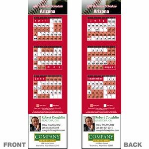 Arizona Pro Baseball Schedule Bookmark (2
