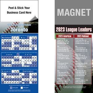 Peel and Stick Toronto Pro Baseball Schedule Magnet (3 1/2"x8 1/2")