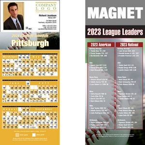 Pittsburgh Pro Baseball Schedule Magnet (3 1/2"x8 1/2")