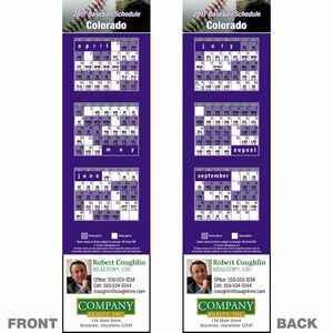 Colorado Pro Baseball Schedule Bookmark (2