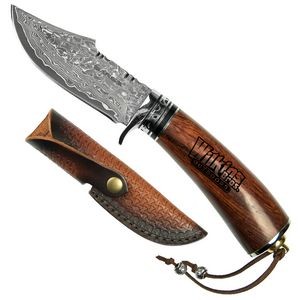 Tribe - Damascus Fixed Blade