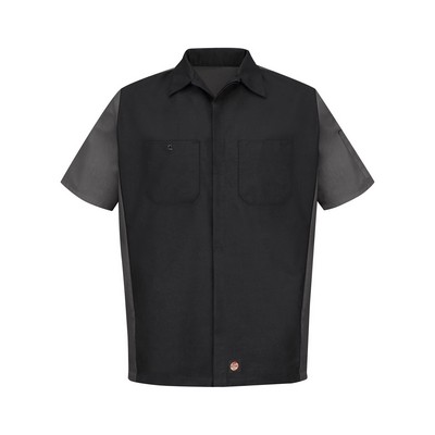 Red Kap® Short Sleeve Woven Crew Shirt