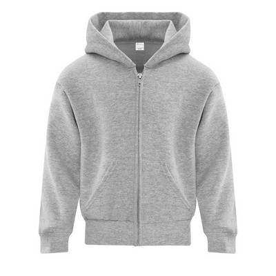 Atc™ Everyday Fleece Full Zip Hooded Youth Sweatshirt