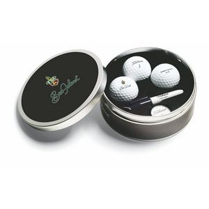 Titleist 3-Ball tin withPRO V1 Balls & Custom Lid