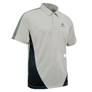 Men's CoolTech Polo Shirt w/Shoulder Stripe & Underarm Insert