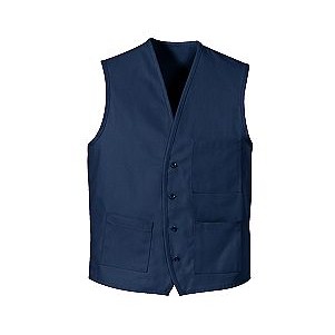 Unisex Navy Blue Vest w/ 3 Pockets