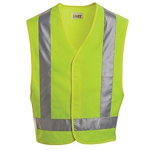100% Poly High Visibility Safety Vest