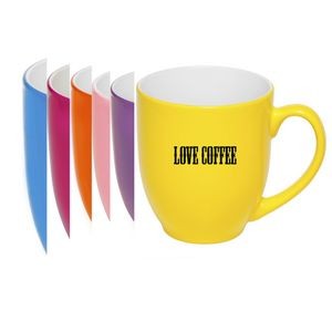"My Favorite Fluorescent Bistro Mug" Awesome colors 16oz coffee mug. The perfect mug.