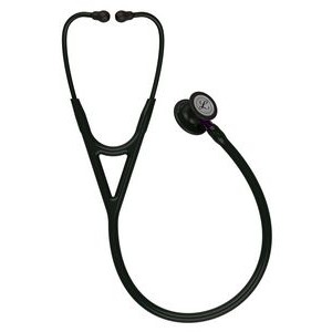 3M™ Littmann® Cardiology IV™ All Black Diagnostic Stethoscope w/Violet Stem