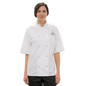 Edwards Industries 10-Button Mesh Back Chef Coat