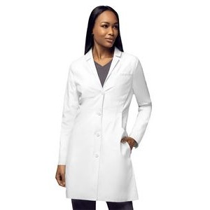 38'' WonderWink Slate Women's Long Lab Coat