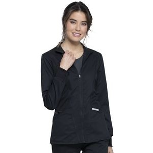 Cherokee® Workwear Revolution Women's Zip Front High-Low Jacket
