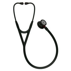 3M™ Littmann® Cardiology IV™ All Black Diagnostic Stethoscope w/Red Stem