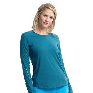 Cherokee Infinity Women's Long Sleeve Underscrub Knit Tee Shirt