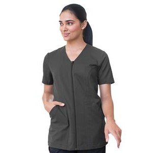 Edwards Industries 7260 Women's Stretch Full-Zip Tunic Shirt