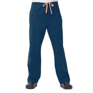 Fashion Seal Unisex 100% Cotton Drawcord Navy Blue Scrub Pants