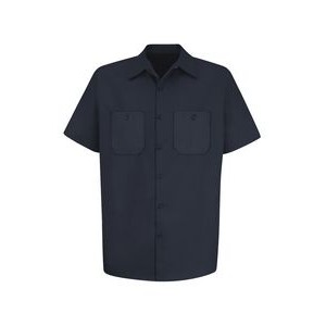 Red Kap® Wrinkle-Resistant Short Sleeve Cotton Work Shirt