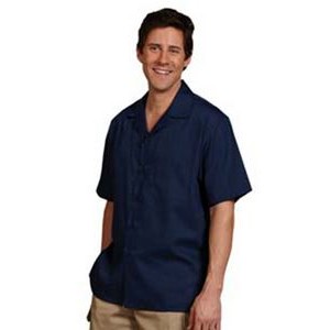 Fashion Seal Environmental Services & Housekeeping Men's Navy Blue Houseman Shirt