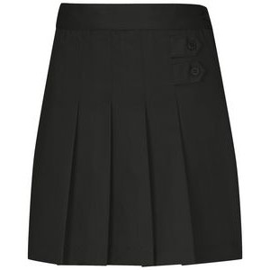 Classroom Uniforms Girls Juniors Pleated Tab Scooter Skirt