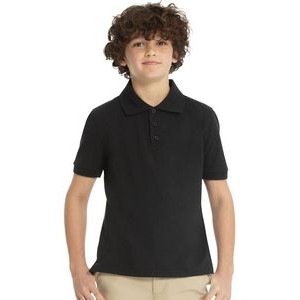 Real School Uniforms Youth Short Sleeve Pique Polo Shirt