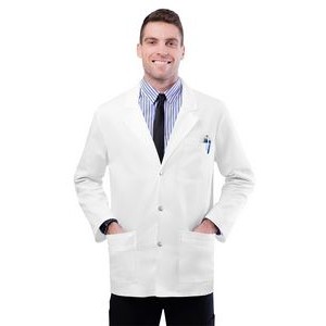 31" Adar Universal Men's Snap Front Lab Coat
