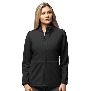 WonderWink Slate Women's Micro Fleece Zip Jacket