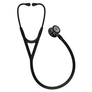 27" 3M™ Littmann® Cardiology IV™ Black Diagnostic Stethoscope w/Steel Finish