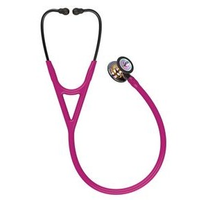 3M™ Littmann® Cardiology IV™ Raspberry Diagnostic Stethoscope w/Smoke & High-Polish Rainbow