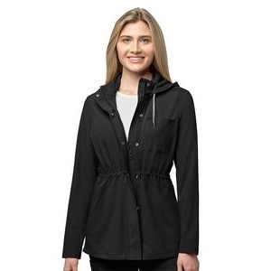WonderWink Renew Women's Convertible Hood Utility Fashion Jacket