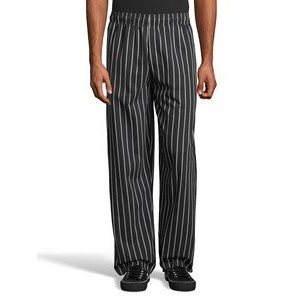 Uncommon Threads Chalkstripe Gray Unisex Traditional Chef Pant