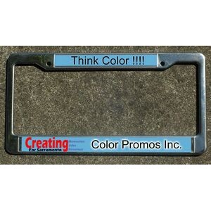Full Color Chrome License Plate Frames