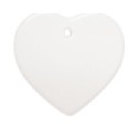Heart Ceramic Ornament / 3"