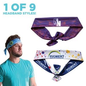 Headband Tieback – Deluxe – 1 of 9 Headband Options – Customize with ANY design!