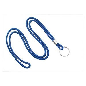 1/8" Blank Lanyard w/Split Ring (Royal Blue)