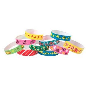 Stock Preprinted Tyvek Event Wristband (Barbed Wire)
