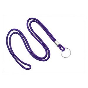 1/8" Blank Lanyard w/Split Ring (Purple)
