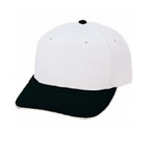 Constructed Heavy Brushed Cotton Twill Cap w/Sandwich Bill