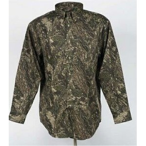 Men's Camouflage Long Sleeve Twill Shirt