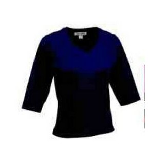Ladies' Cotton/Lycra 3/4 Sleeve Stretch Shirt