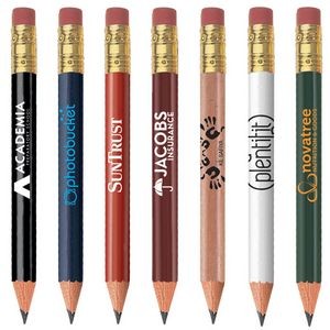 Round Golf Pencil w/ Eraser & Free Shiping
