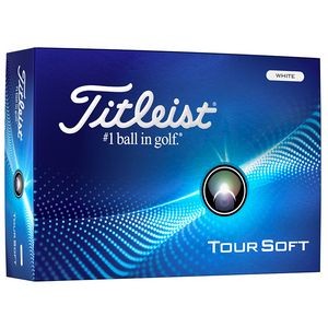 New Titleist Tour Soft Golf Balls w/ Free Setup